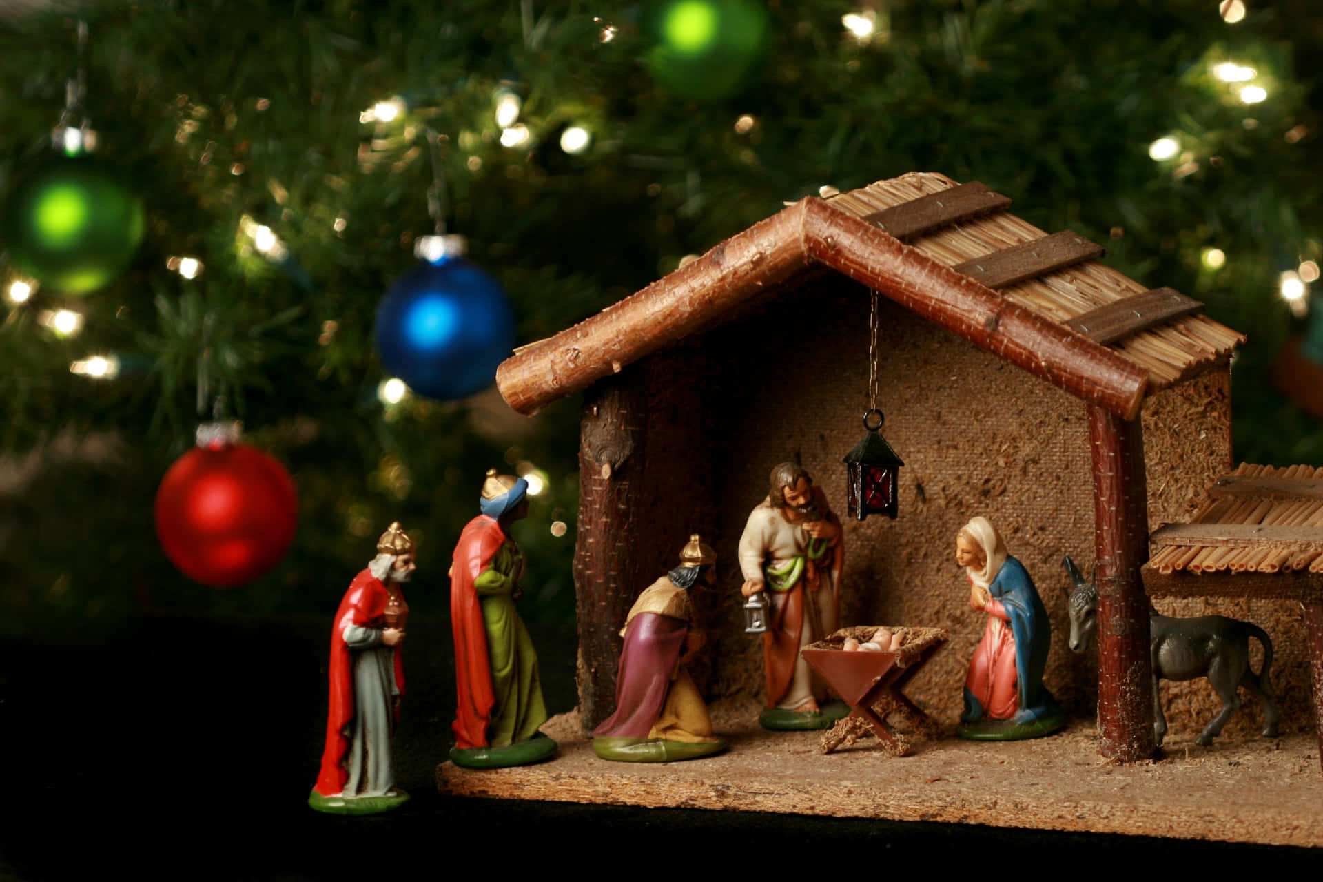 Celebreo Nascimento De Jesus Com Esta Cena De Natalícia