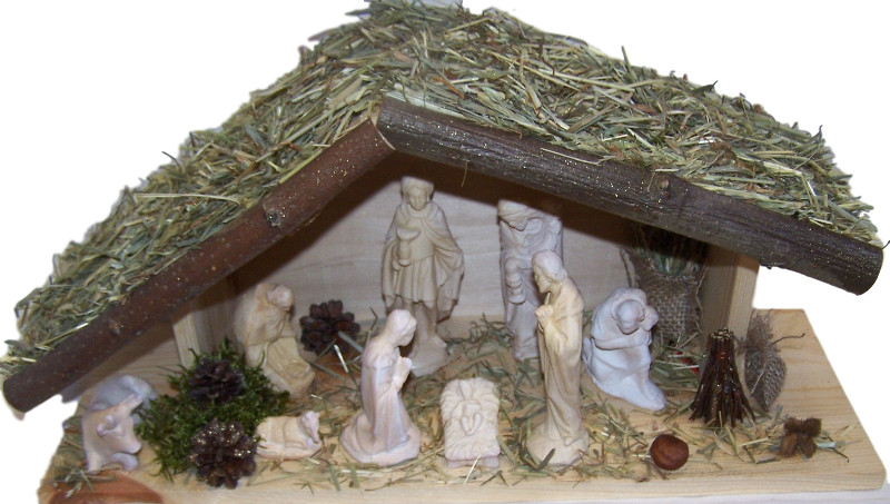 Nativity Scene Christmas Decoration PNG