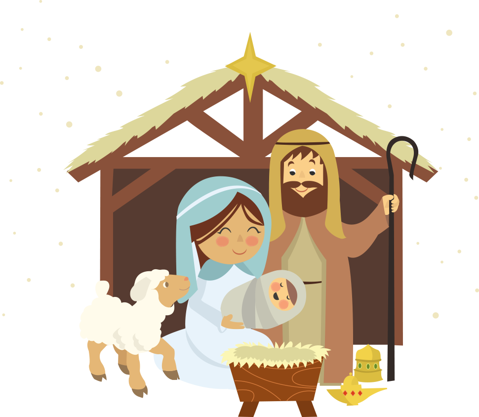 Nativity Scene Illustration.png PNG