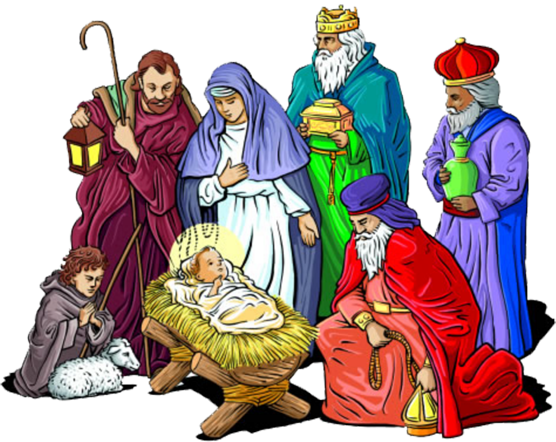 Nativity Scene Illustration PNG