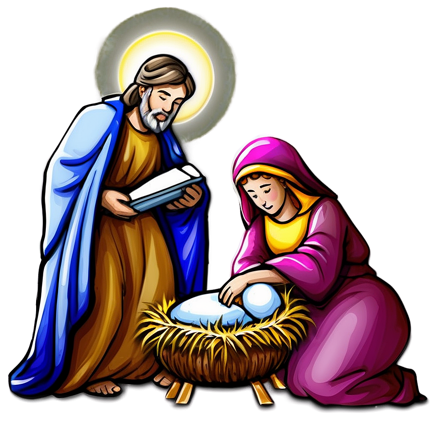 Nativity Scene Png 06262024 PNG