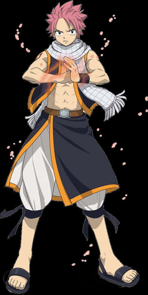 Download Natsu Dragneel Fairy Tail Stance Wallpapers Com