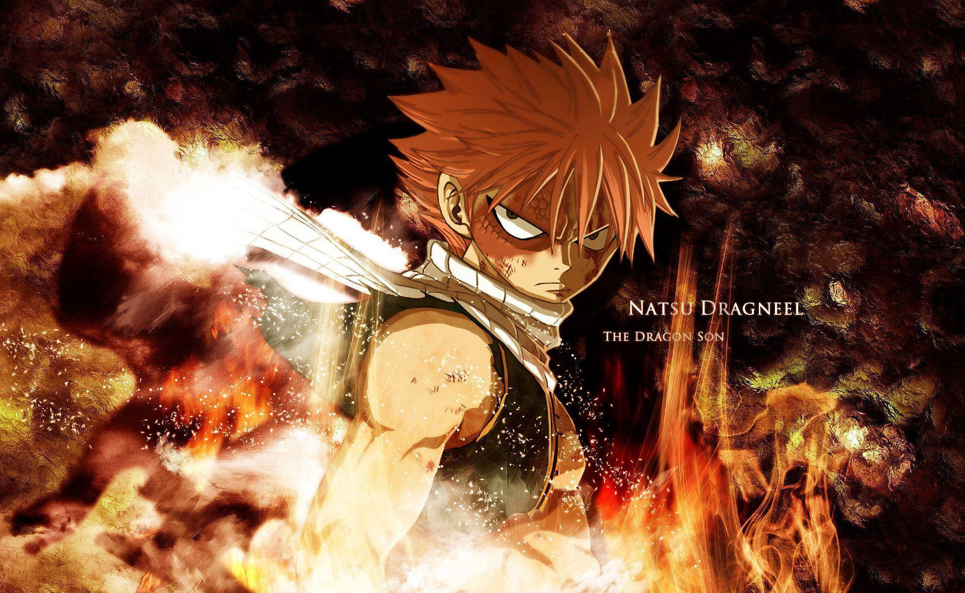 Natsu Fire Anime Poster Wallpaper