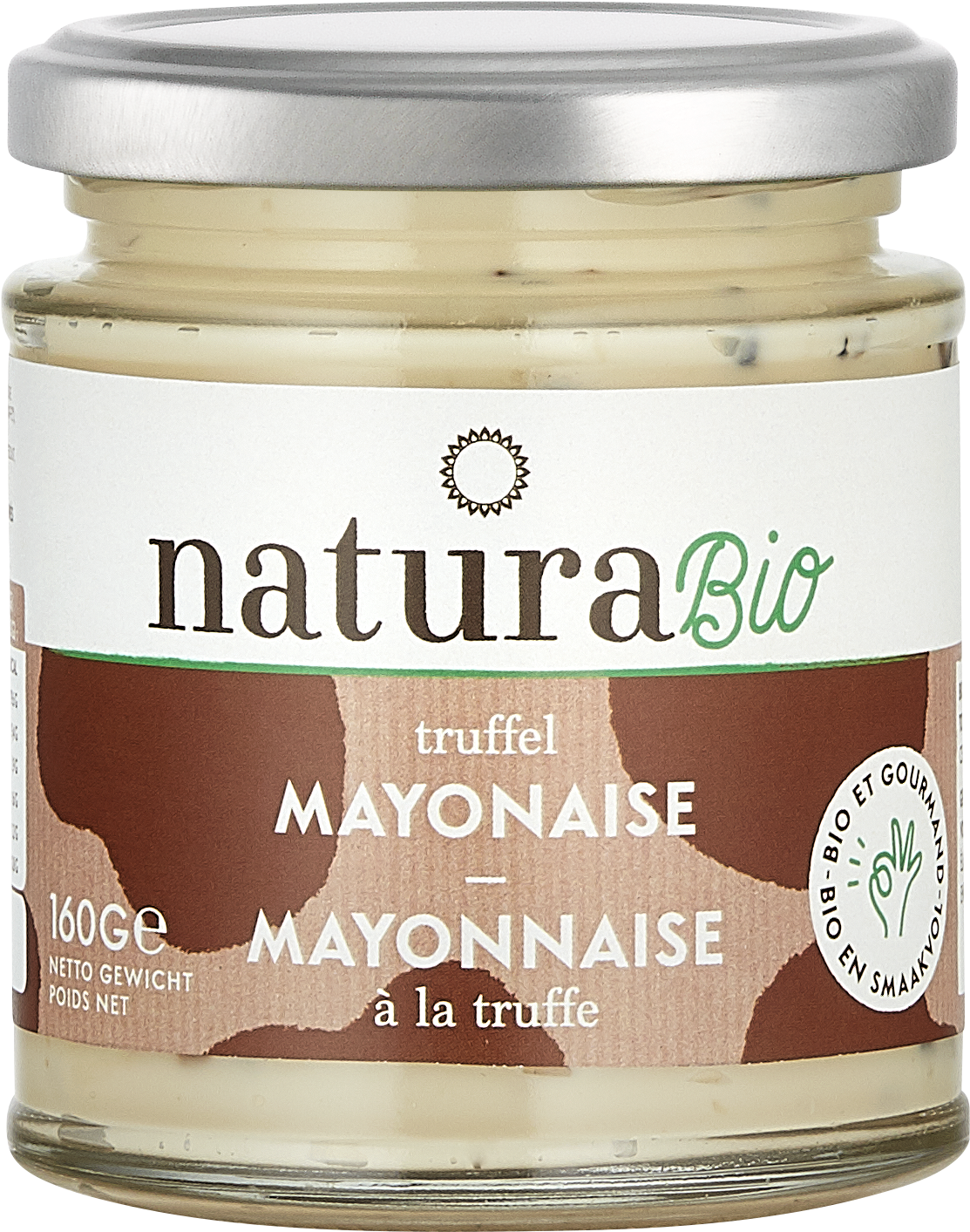 Natura Bio Truffle Mayonnaise Jar160g PNG