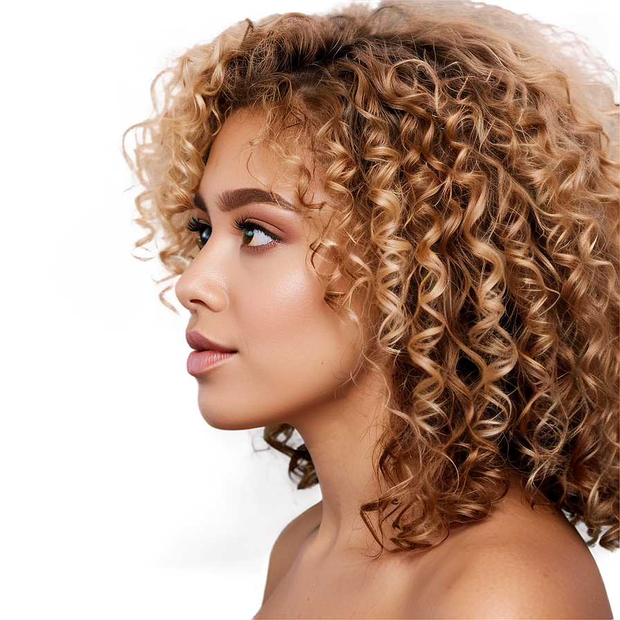 Natural Perm Look Png 06272024 PNG