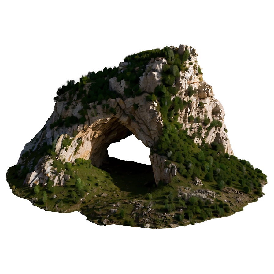 Natural Rock Arch Tunnel Png Ijr72 PNG