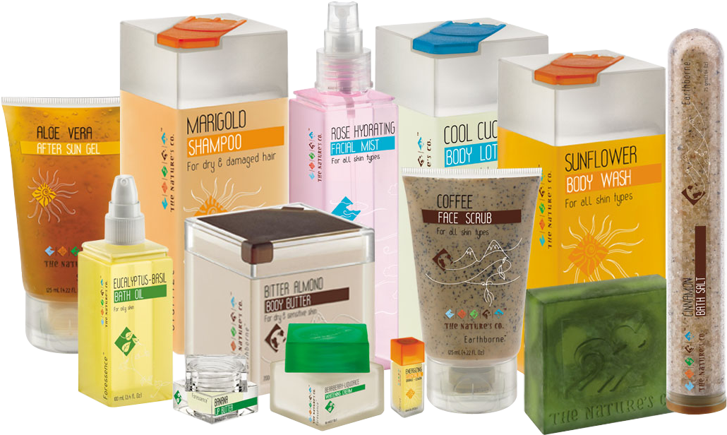 Natural Skincare Products Collection PNG