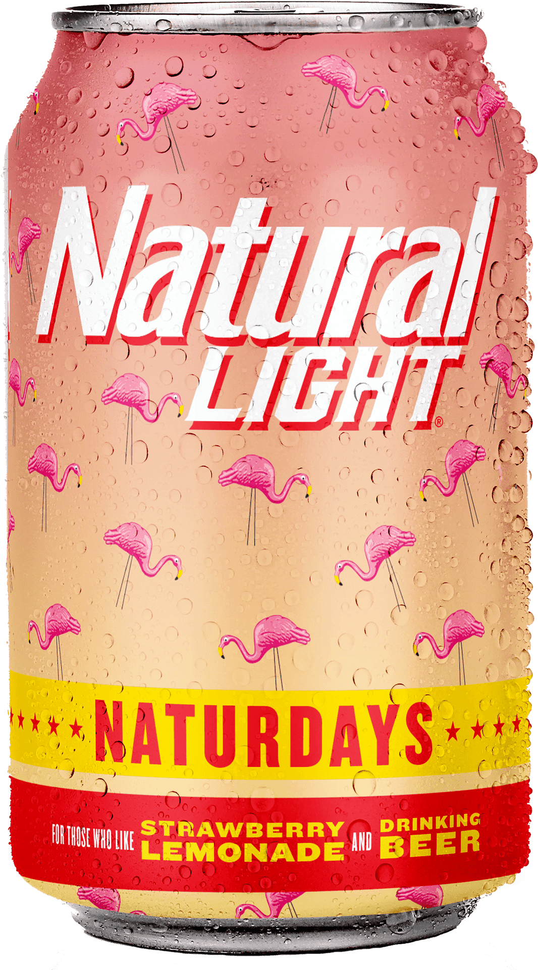 Naturdays Strawberry Lemonade Beer Can PNG