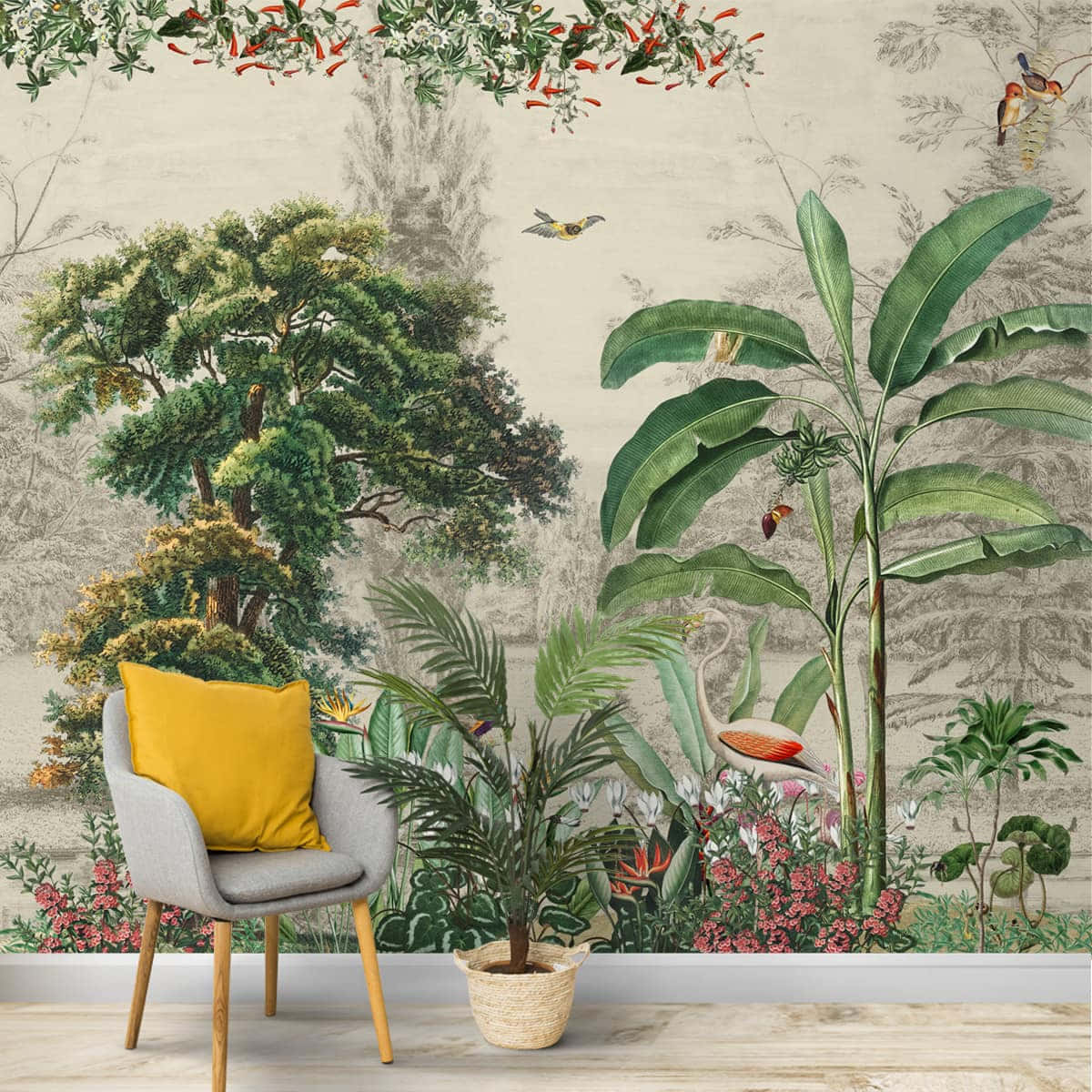 Nature Feels Designer Wall Wallpaper