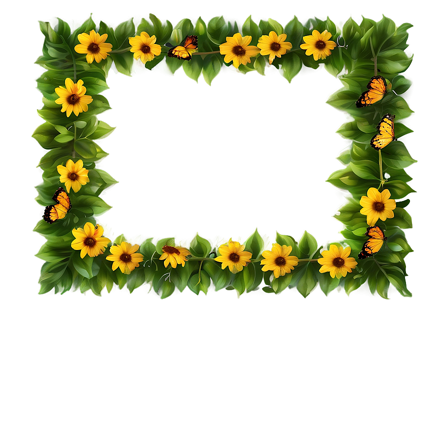 Nature Frame Png 68 PNG