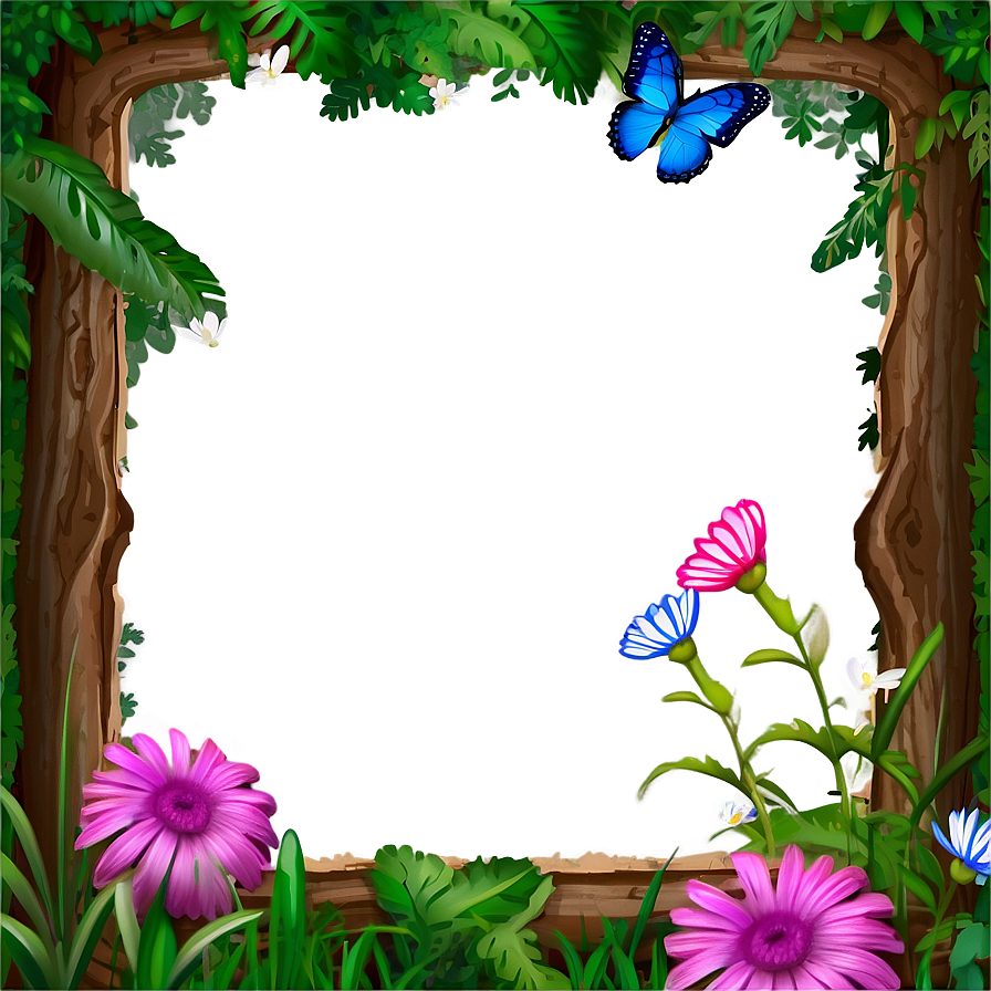 Nature Photo Frame Png Qcj PNG
