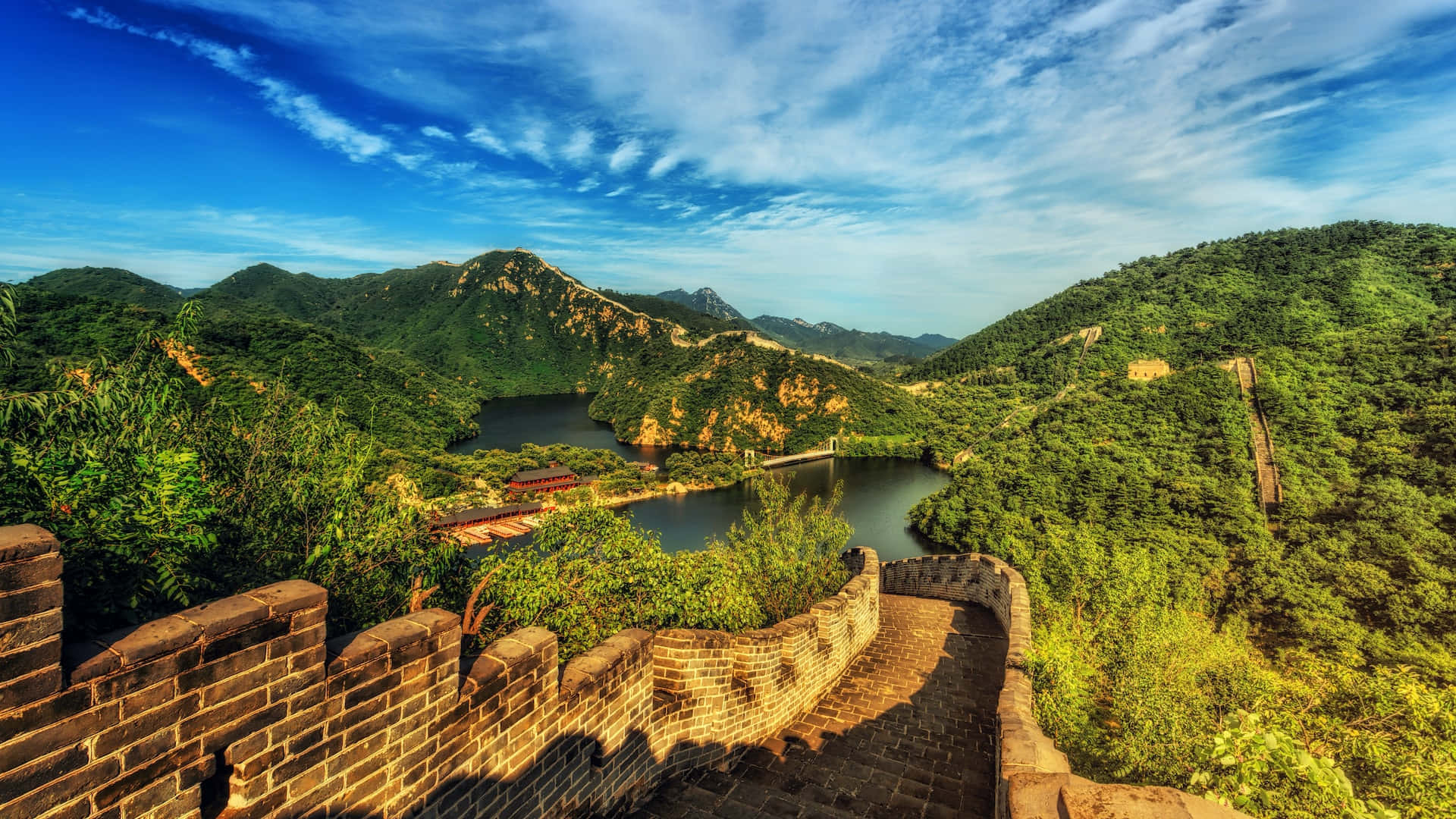 Denstora Kinesiska Muren Naturbild