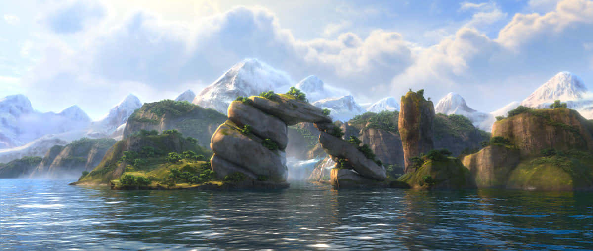 Nature Scenery In Ice Age: Continental Drift Wallpaper