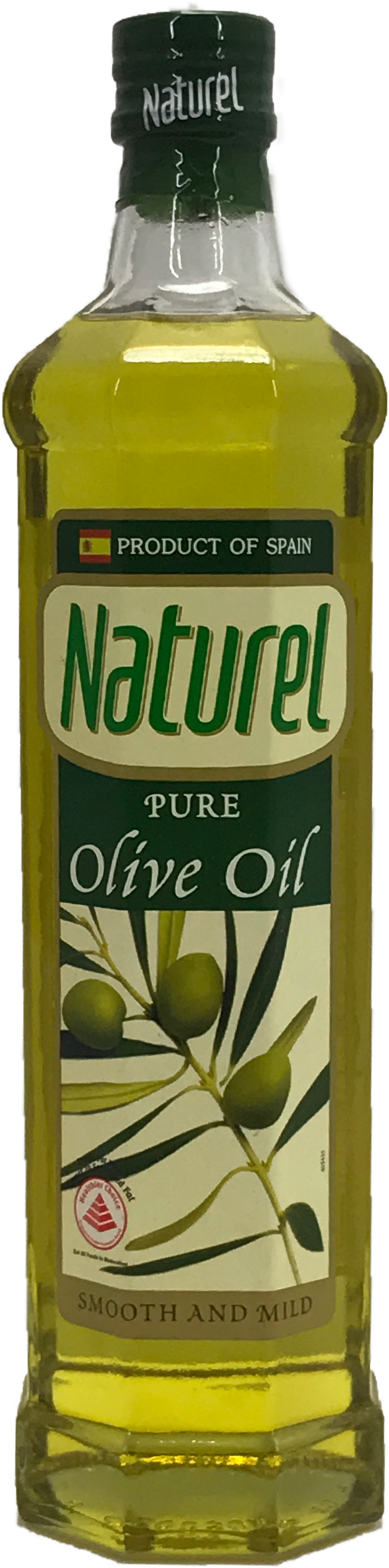 Naturel Pure Olive Oil Bottle PNG