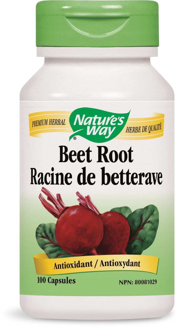 Natures Way Beet Root Capsules Bottle PNG