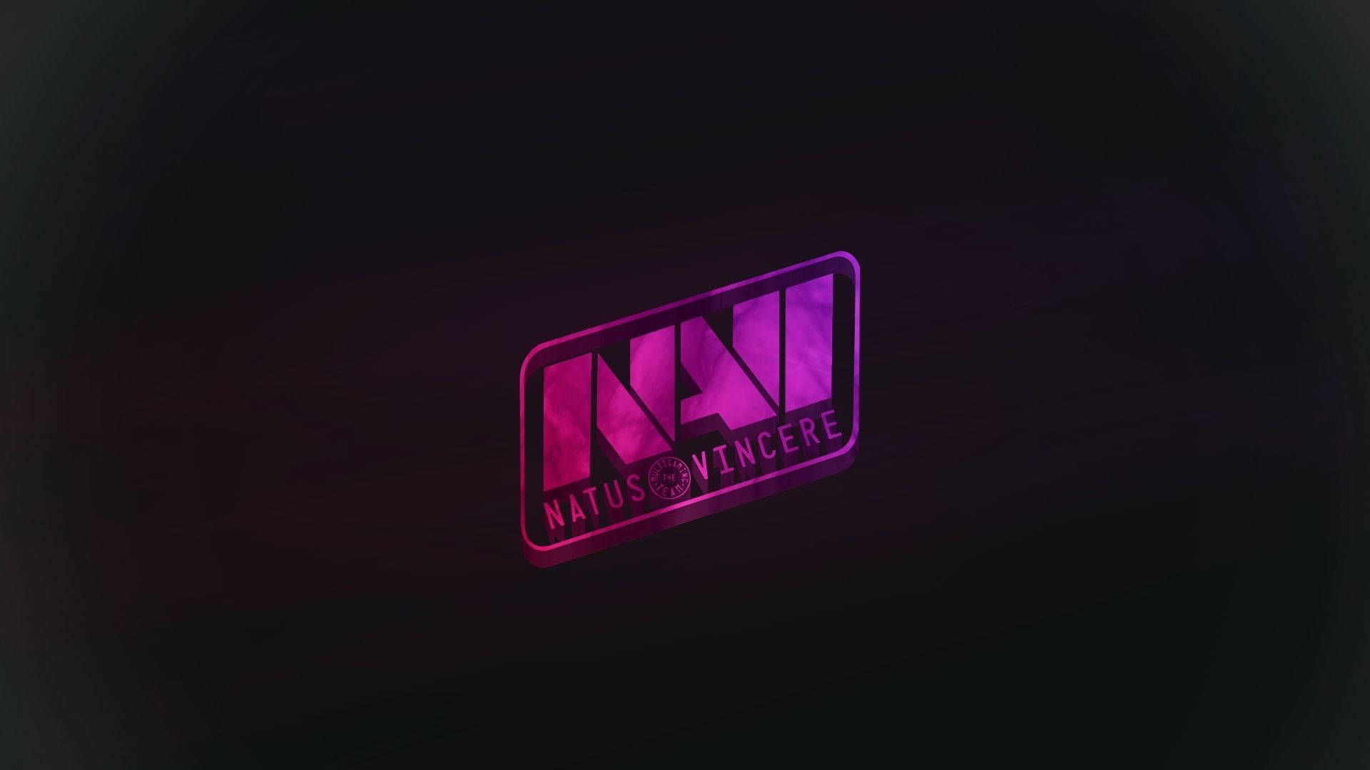 Natus Vincere Neon Purple Logo
