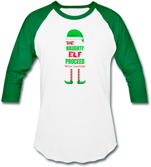 Naughty Elf Christmas Shirt PNG