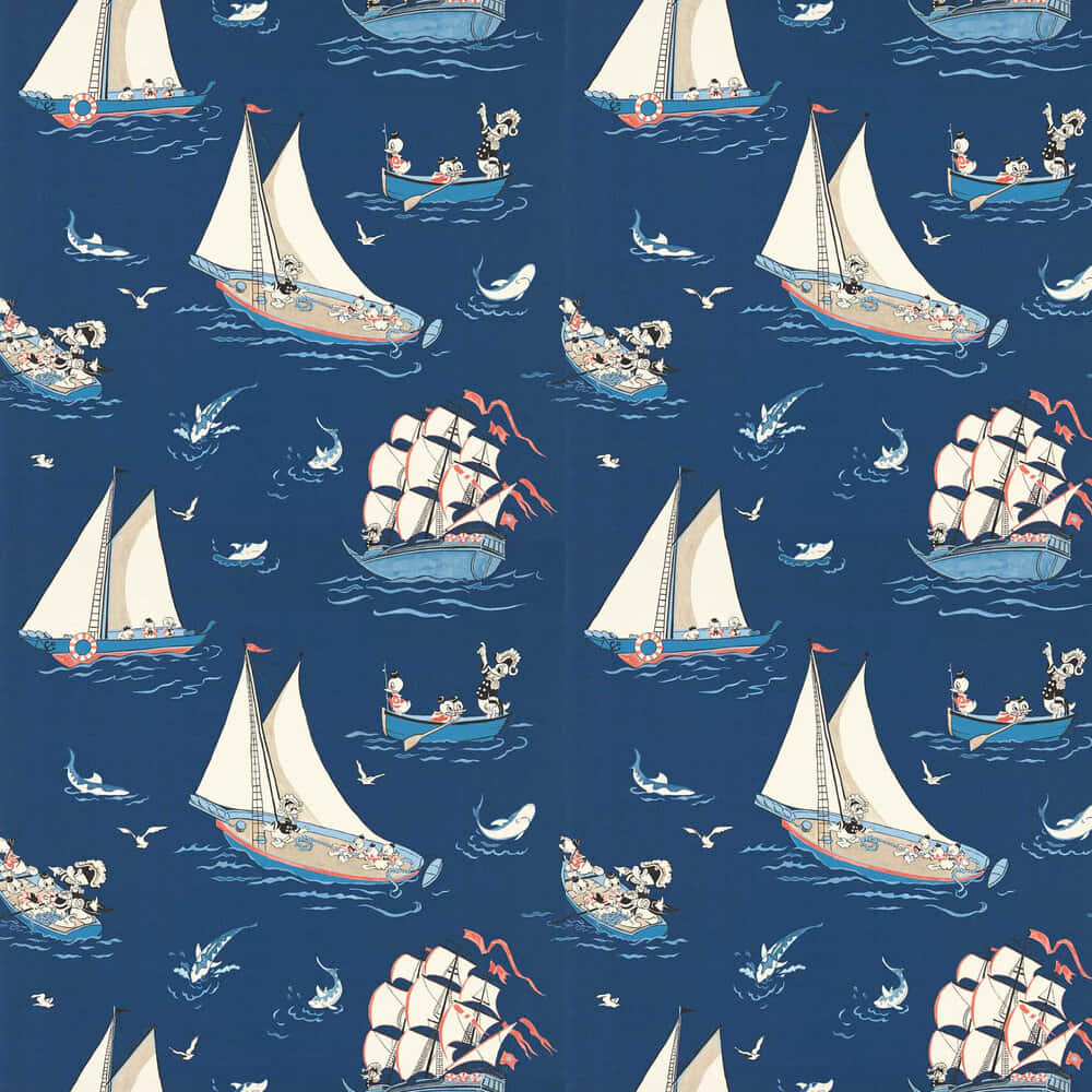 Motif D'aventure Nautique Fond d'écran