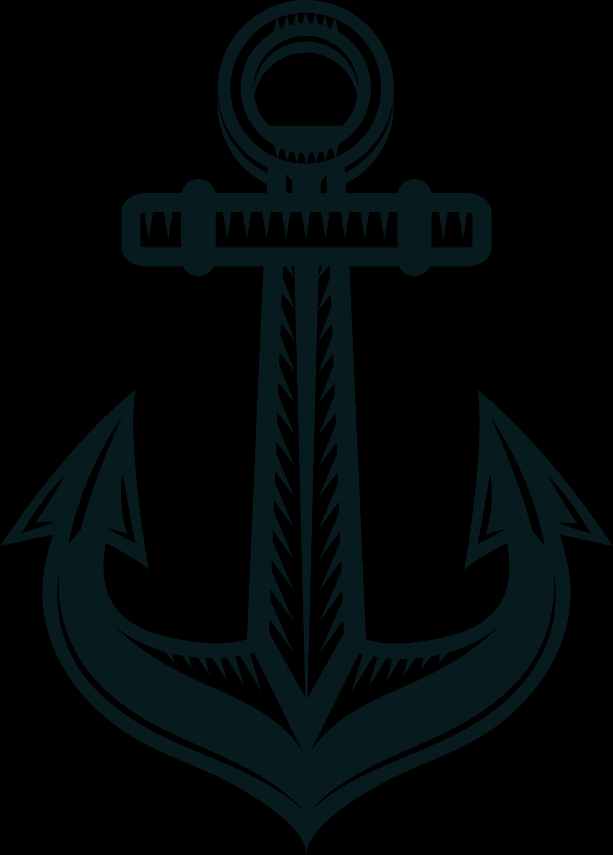 Nautical Anchor Graphic PNG
