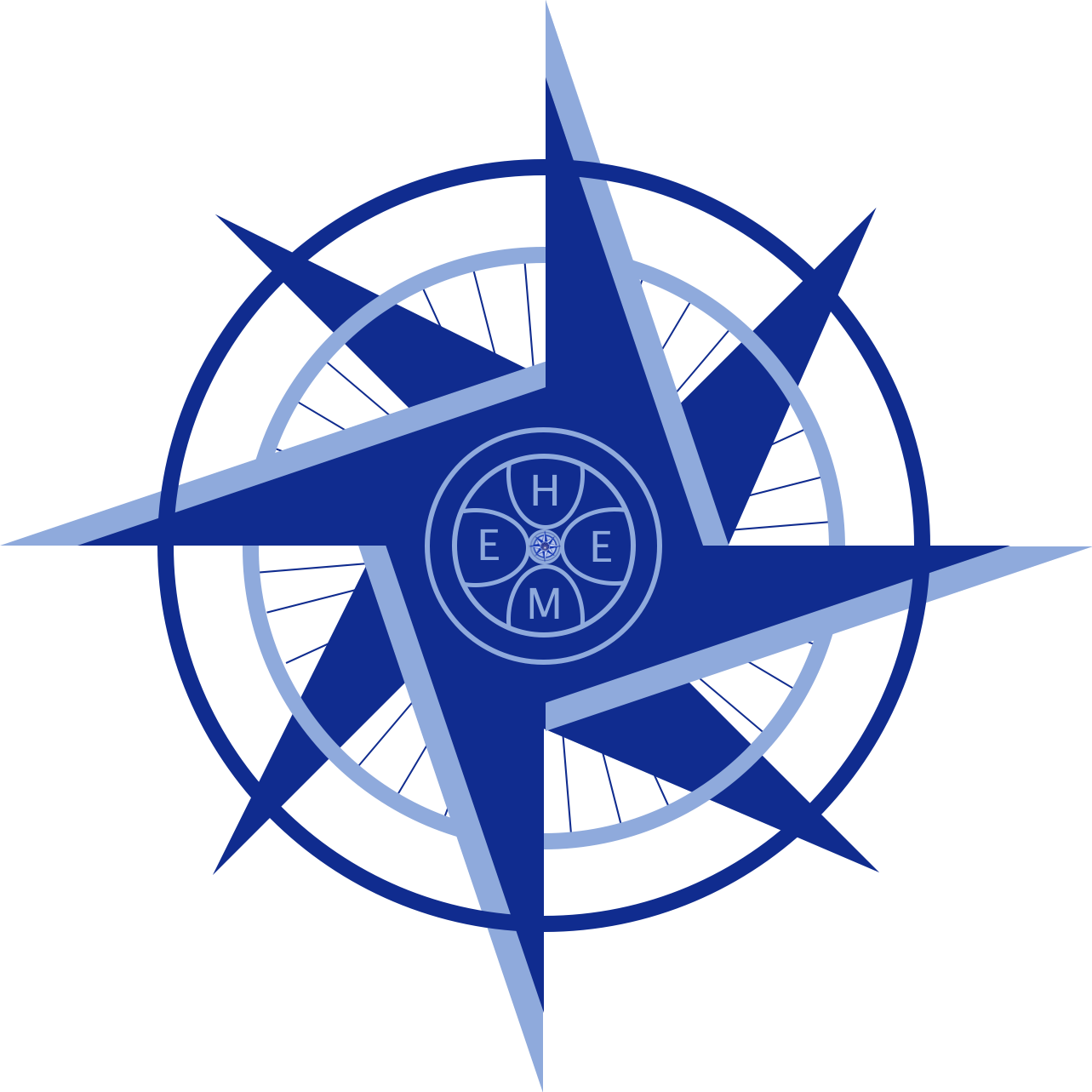 Nautical Compass Graphic Art PNG