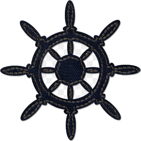 Nautical Ship Wheel Icon PNG