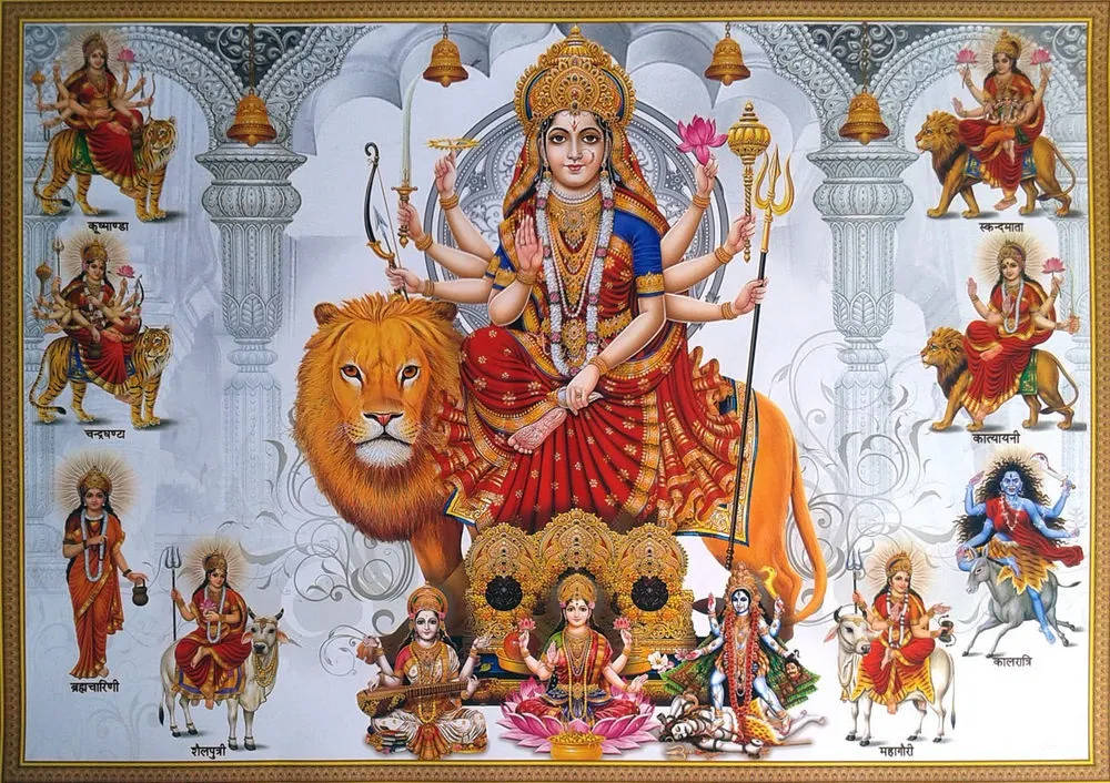 Free Nav Durga Wallpaper Downloads, [100+] Nav Durga Wallpapers for FREE |  