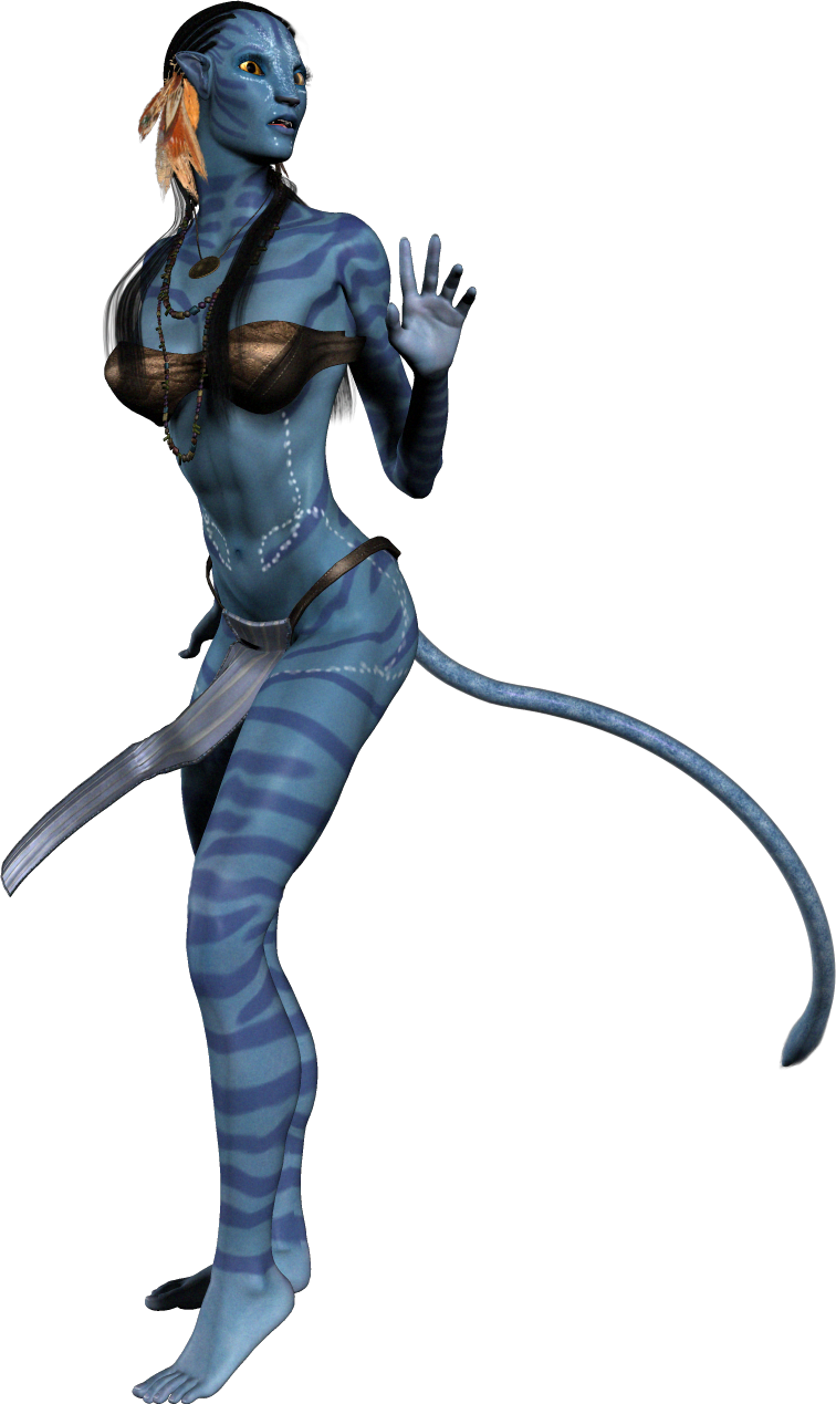 Na'vi Female Character Pose PNG