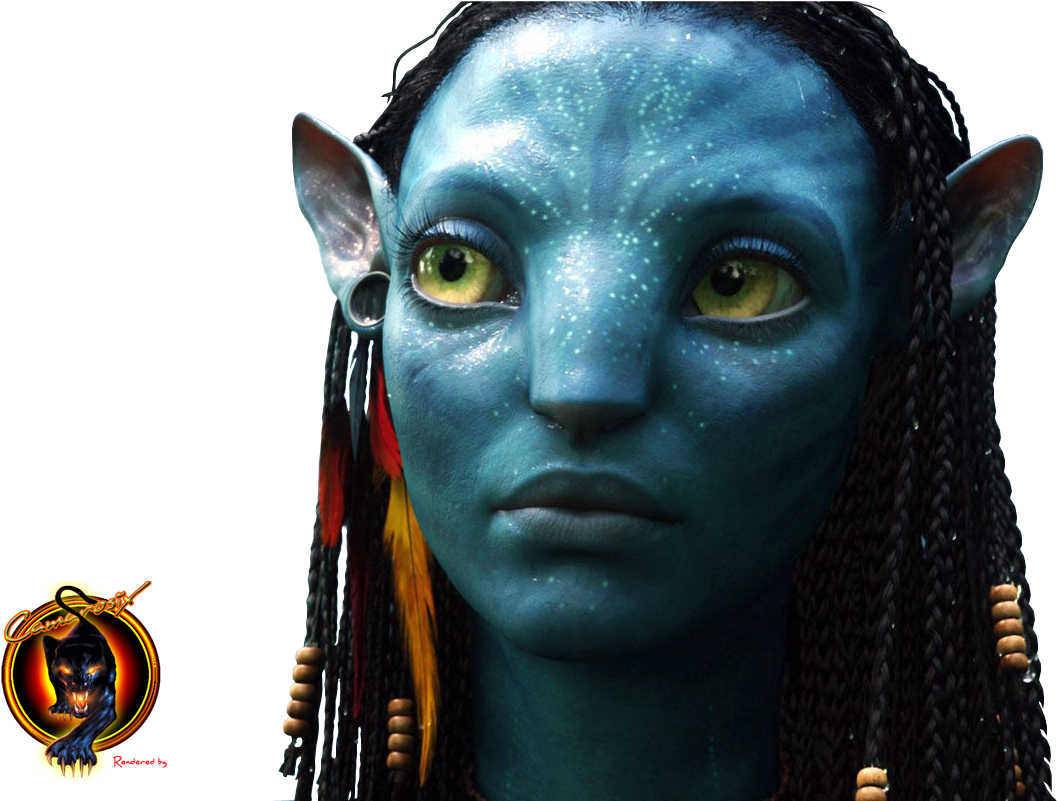 Na'vi Portrait Avatar Movie PNG