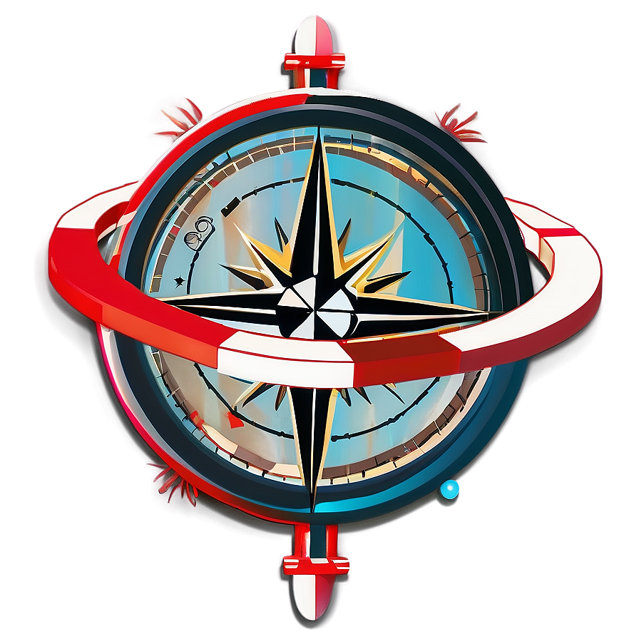 Navigation Compass Rose Icon Png Qnl3 PNG
