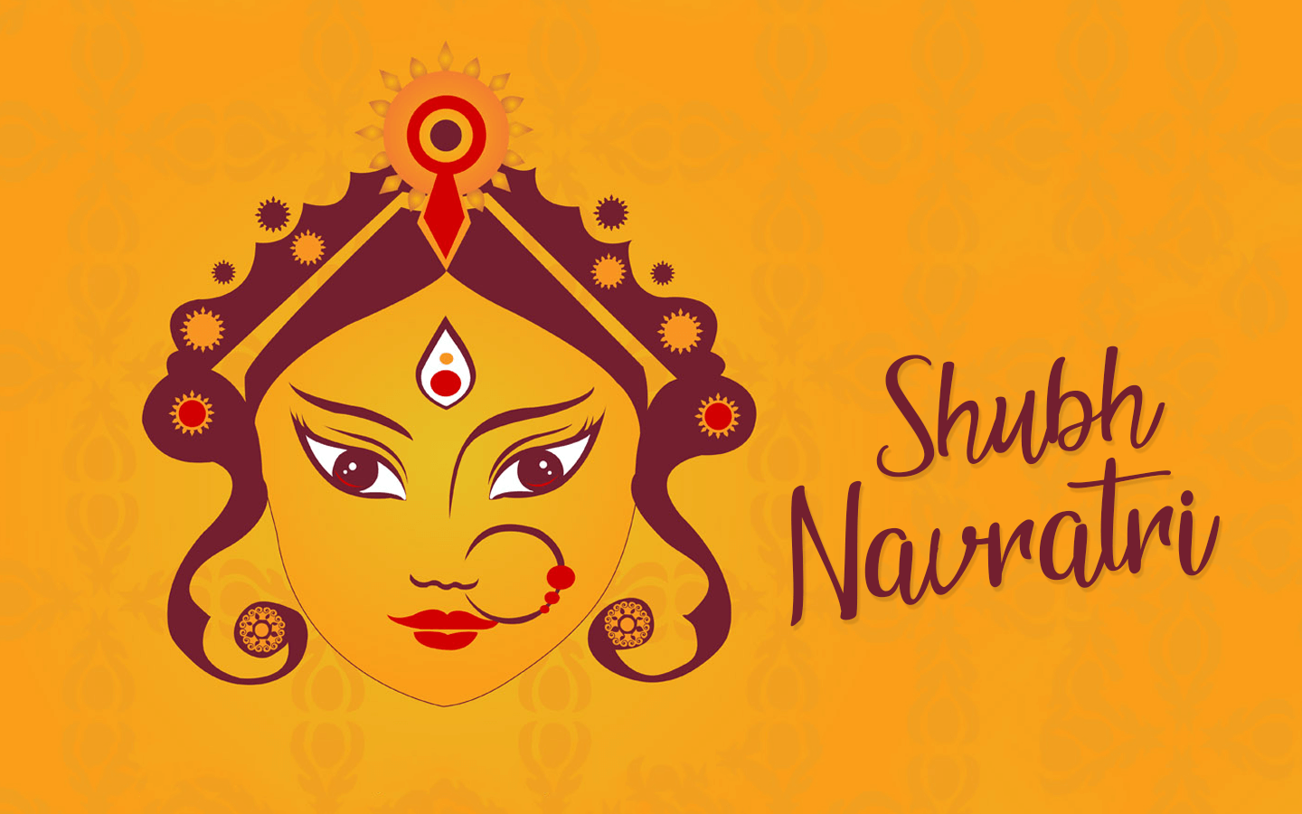 Navratri Festival Greeting Card