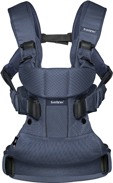 Navy Blue Baby Carrier PNG