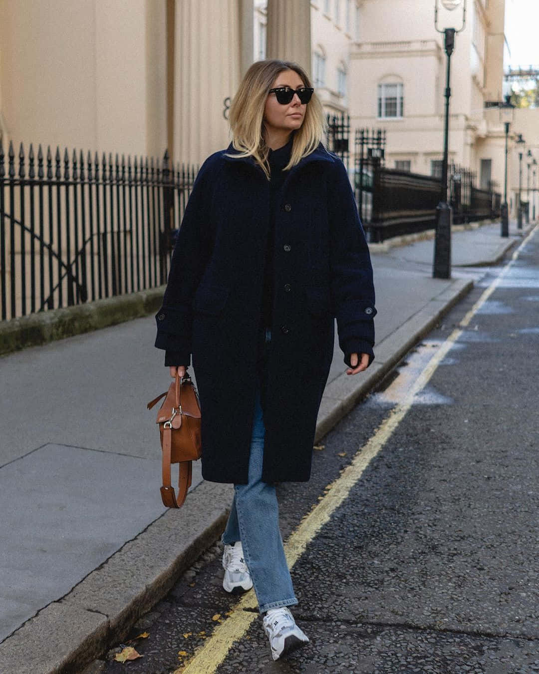 A Navy Blue Coat That Stands Out Wallpaper