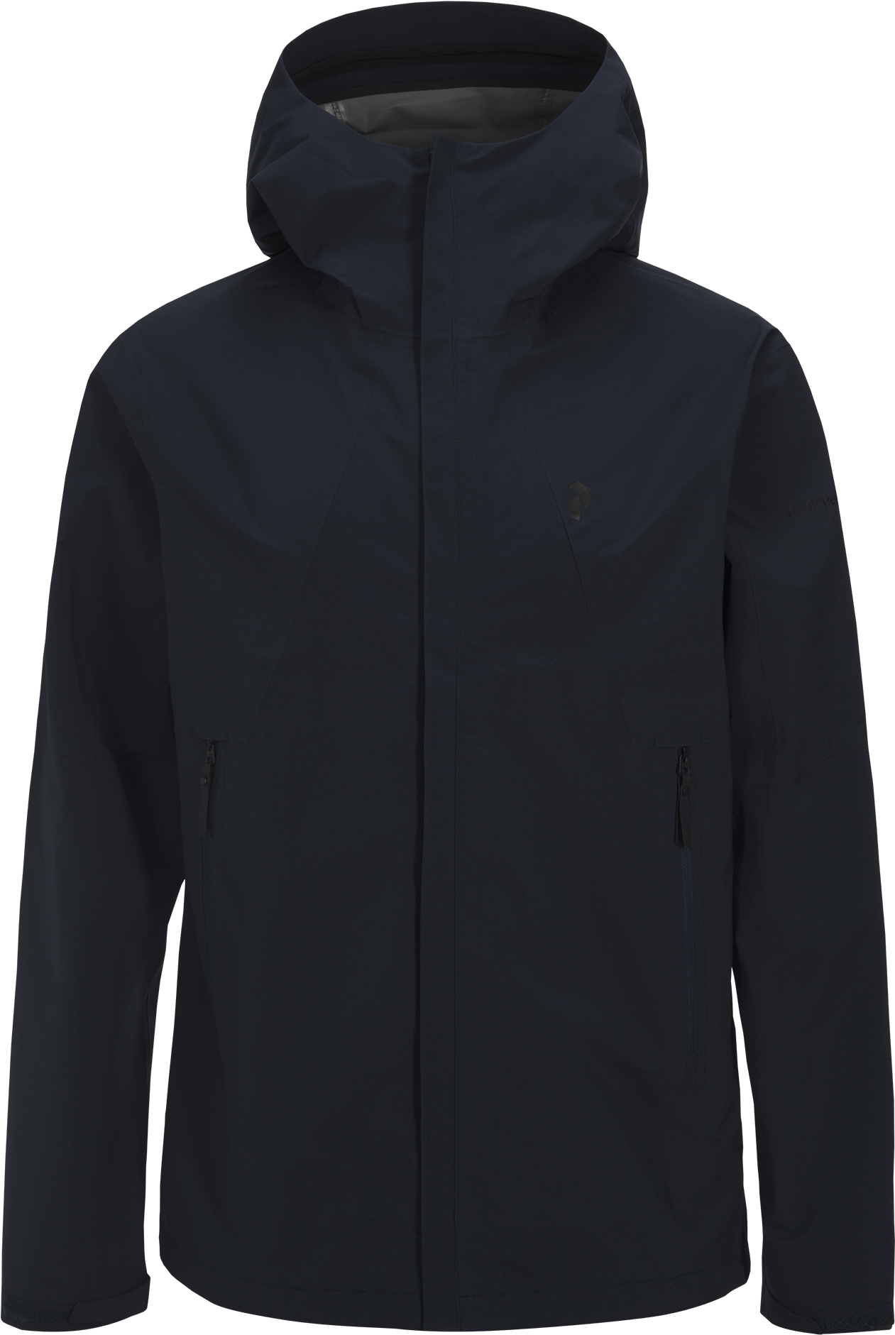 Navy Blue Hooded Jacket PNG