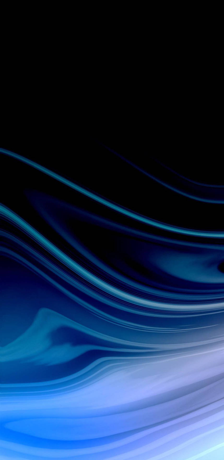 Fantastisktmarinblå Iphone Med Premiumdesign. Wallpaper