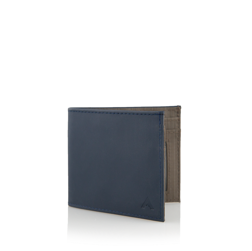 Navy Blue Leather Wallet PNG