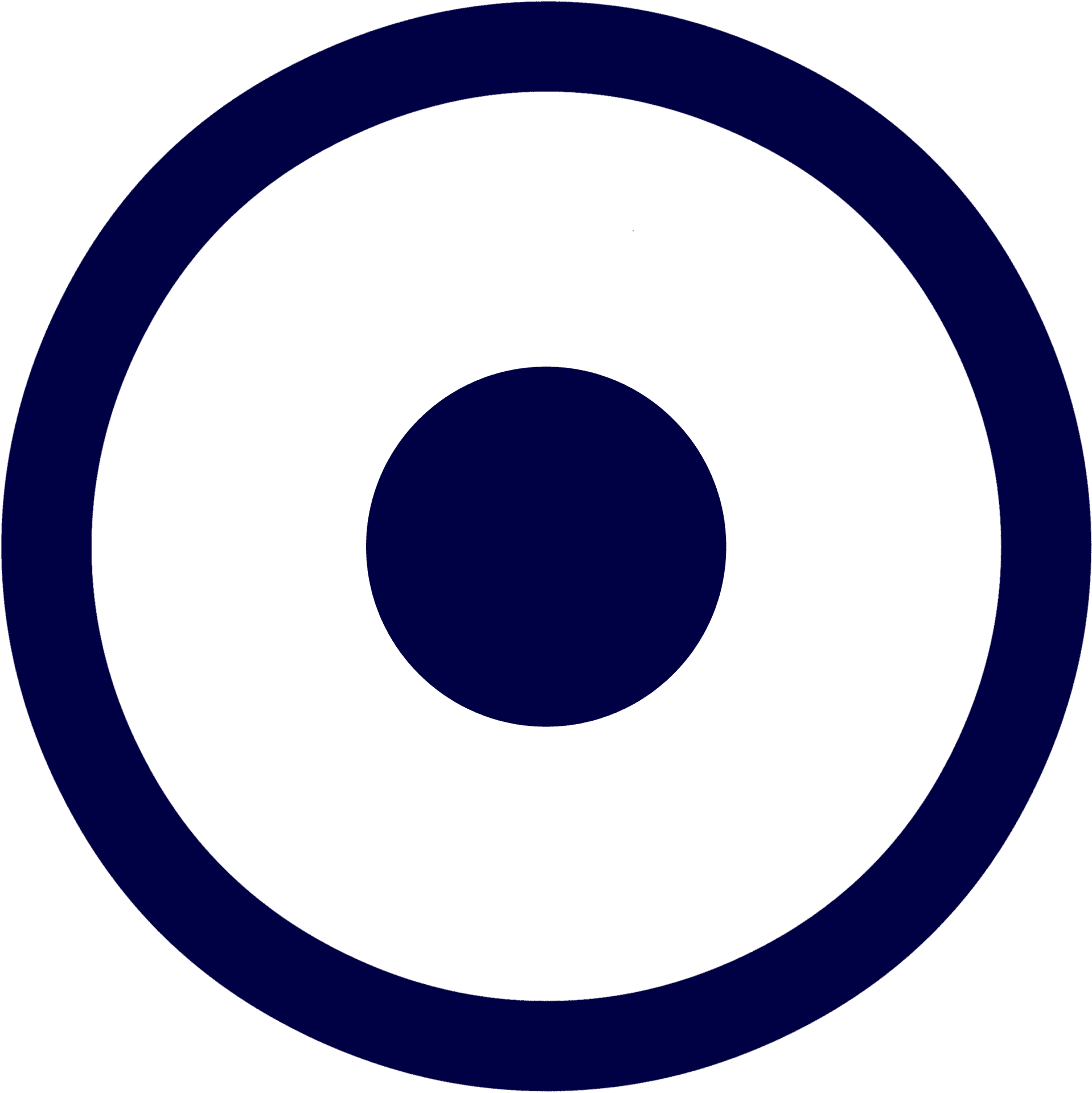 Navy Blue White Circle Graphic PNG
