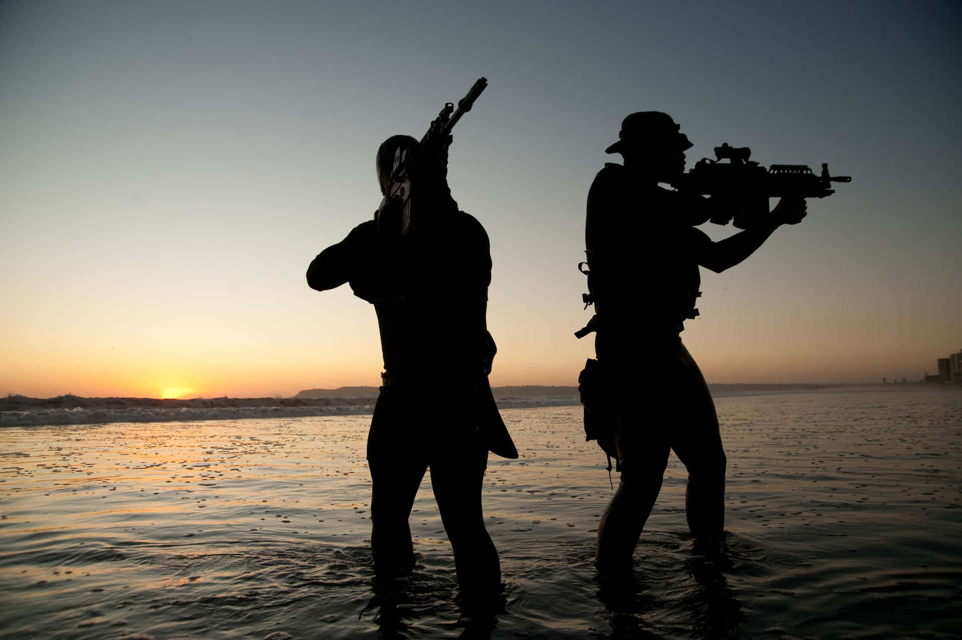 Elite Navy Seals In Training for Mission Wallpaper