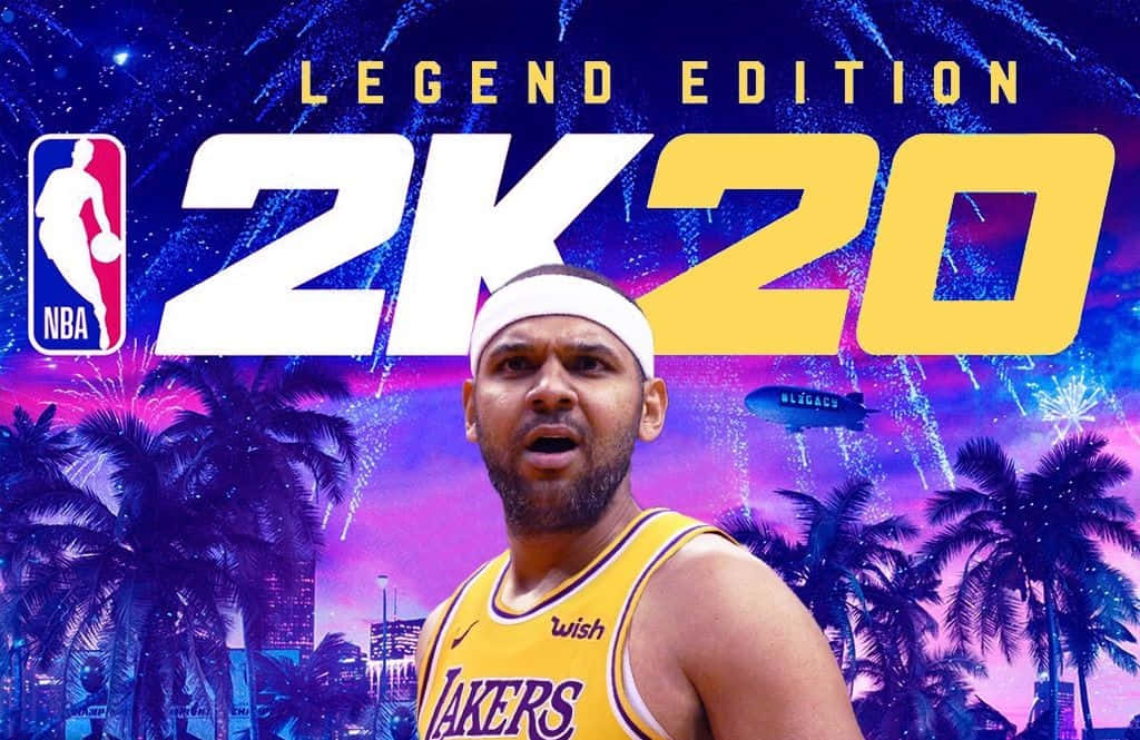 Star Players of NBA 2K20 in action Wallpaper