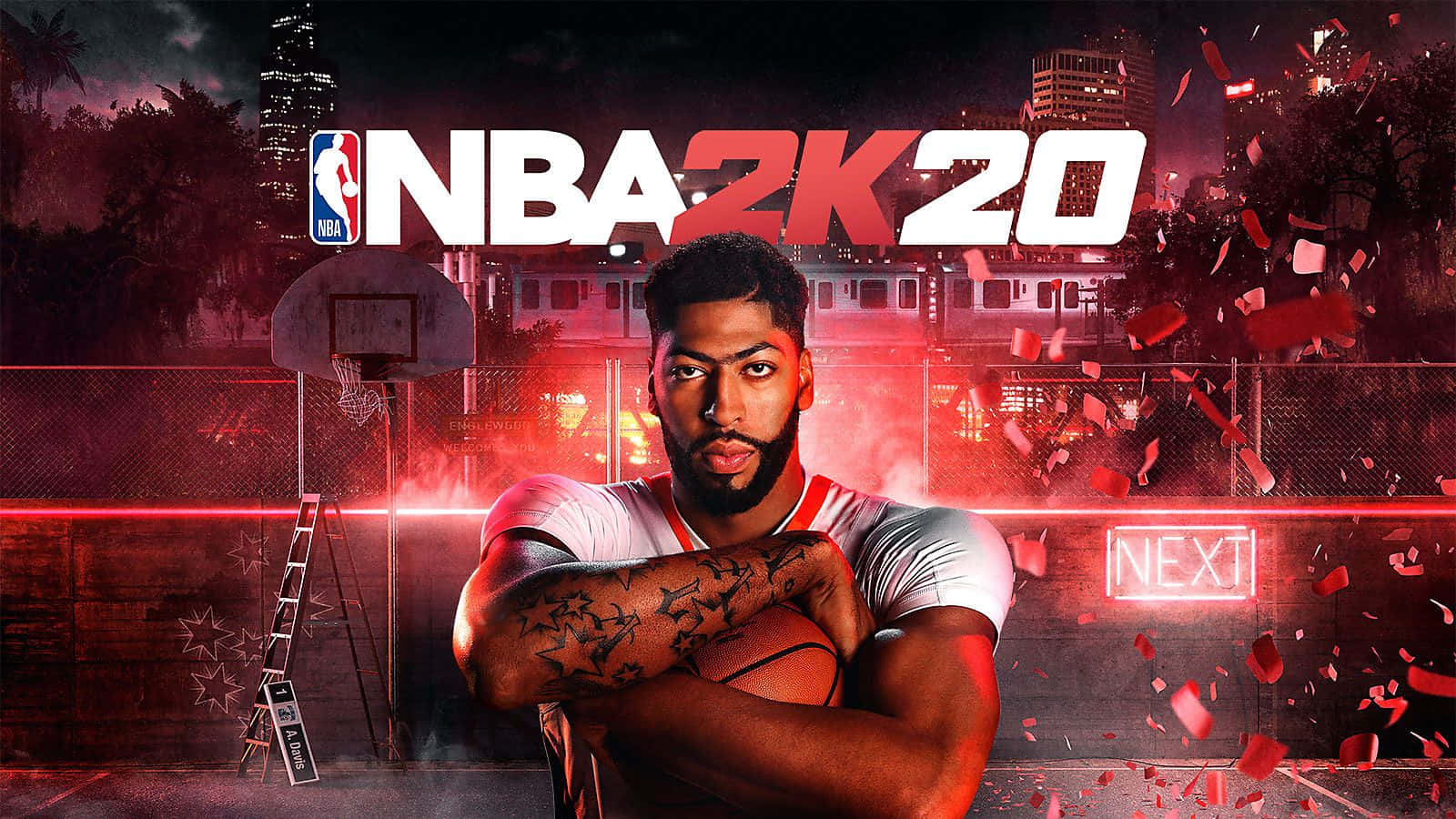 NBA 2K20 Desktop Wallpaper featuring star players Wallpaper