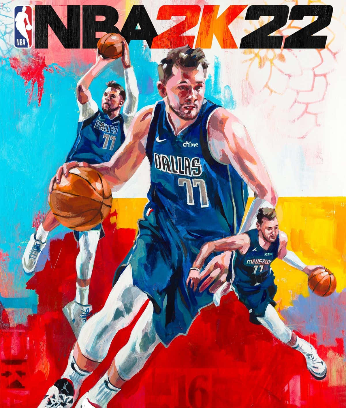 Multiplattform2k22-basketball In Deinen Händen. Wallpaper