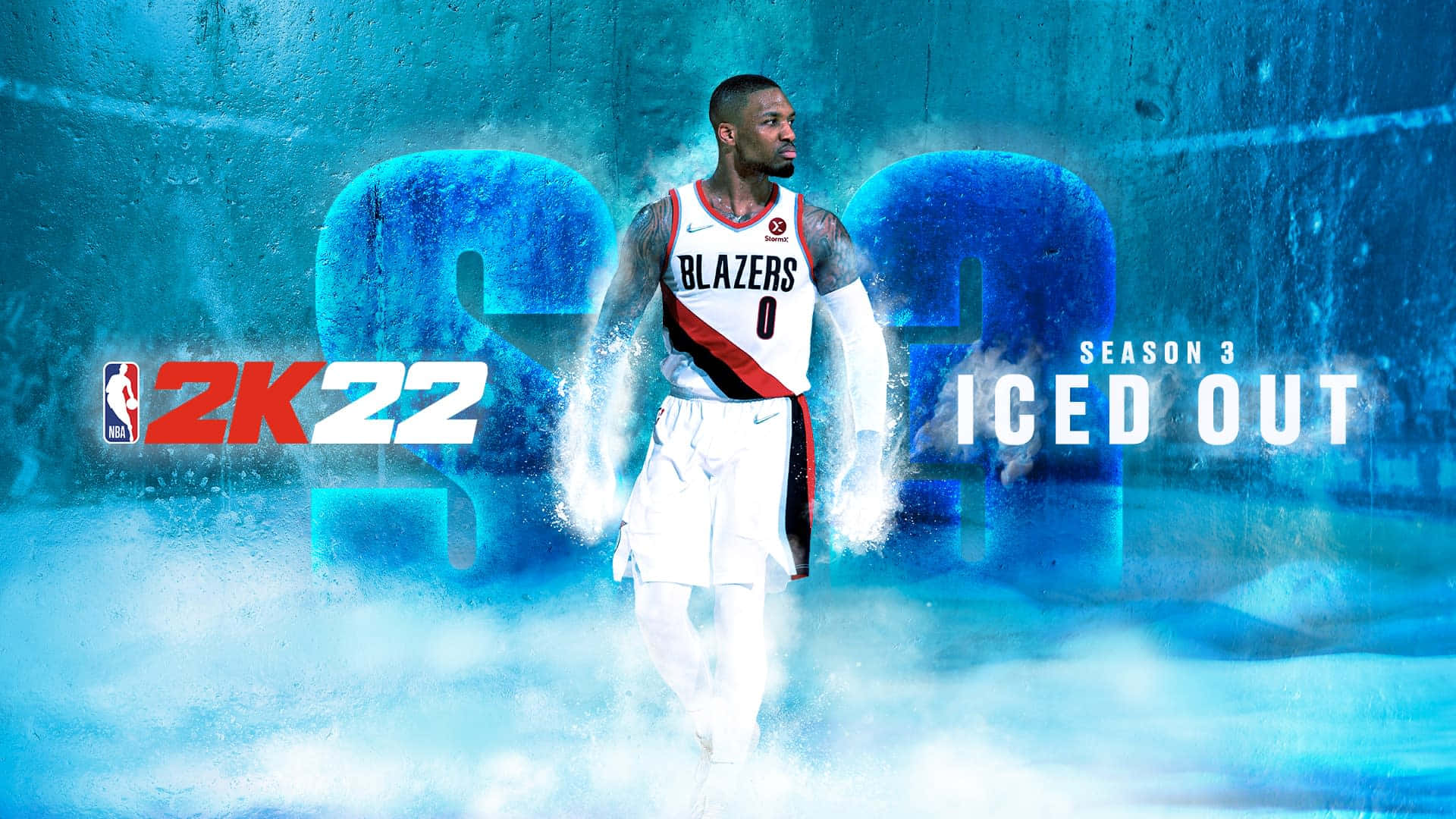 Damian Lillard Iced Out NBA 2K22 Wallpaper