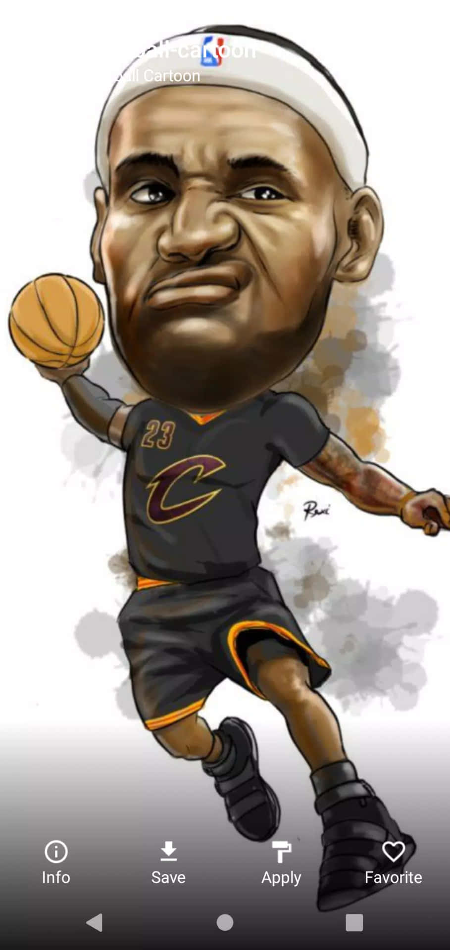 "NBA Cartoon" Wallpaper