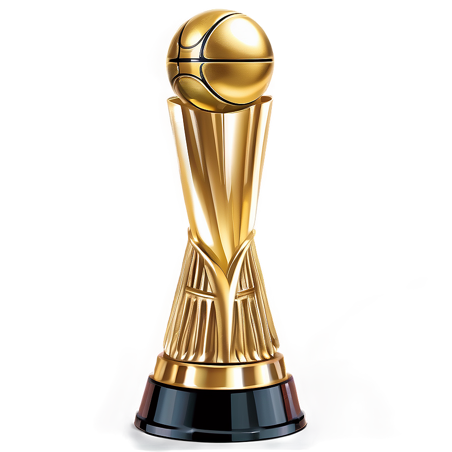 Nba Champions Gold Trophy Png Ajv PNG