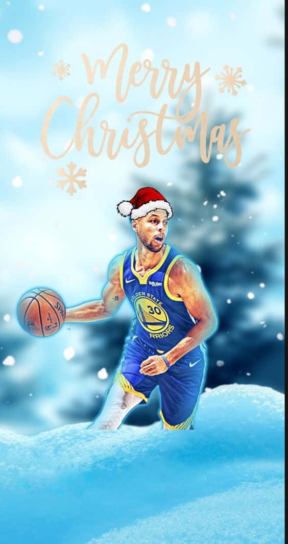 Celebrate the holiday season with the best of NBA basketball Wallpaper