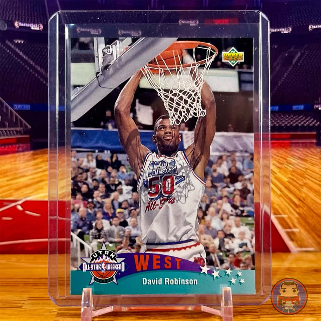 NBA David Robinson Upper Deck Card Wallpaper