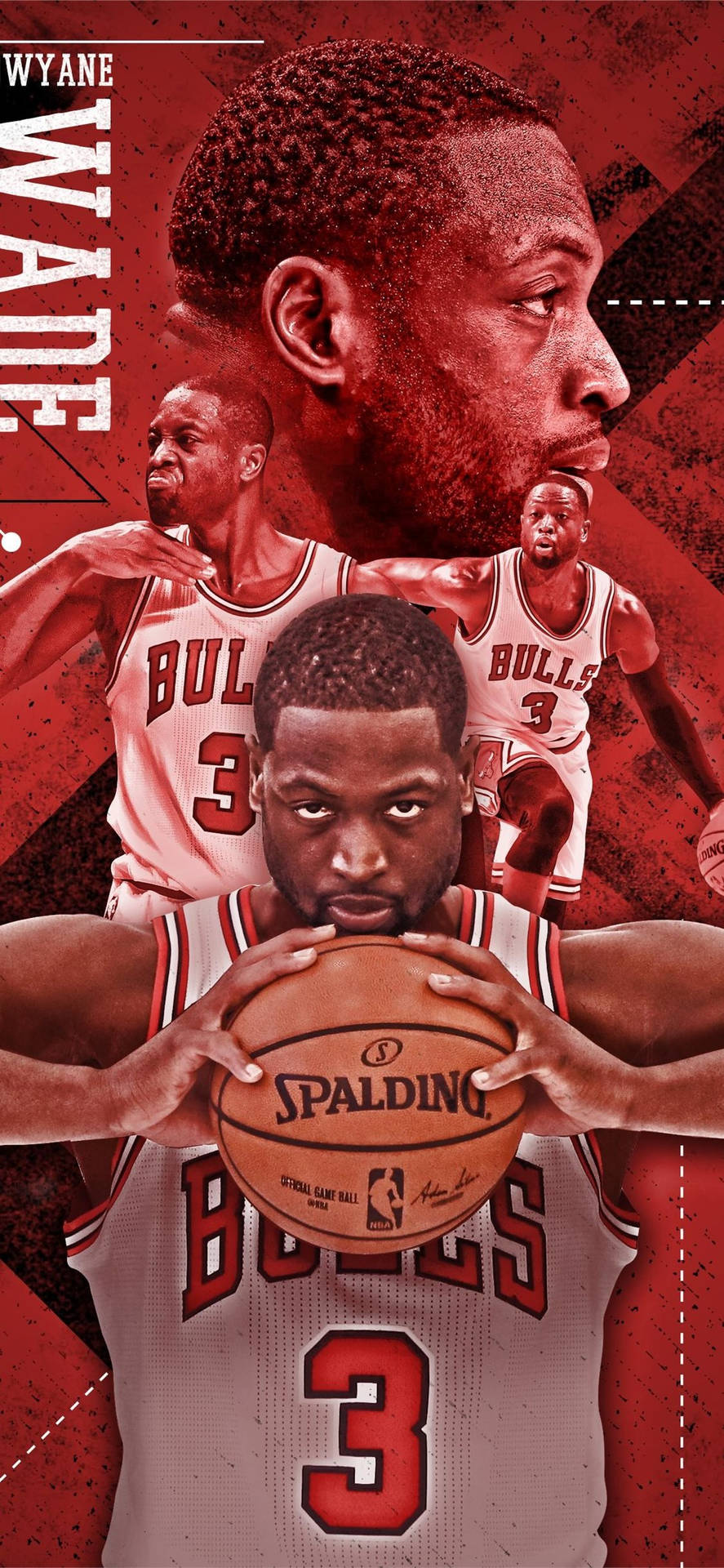 NBA Finals Miami Heat Dwyane Wade Poster Wallpaper