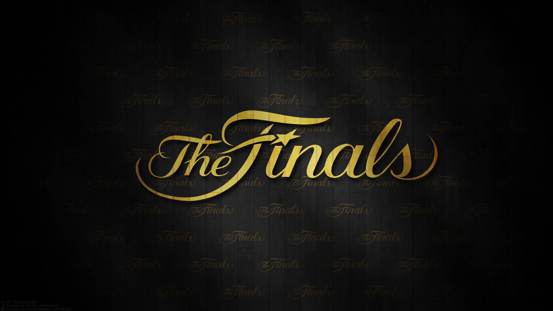 NBA Finals Silhouette Logo Wallpaper