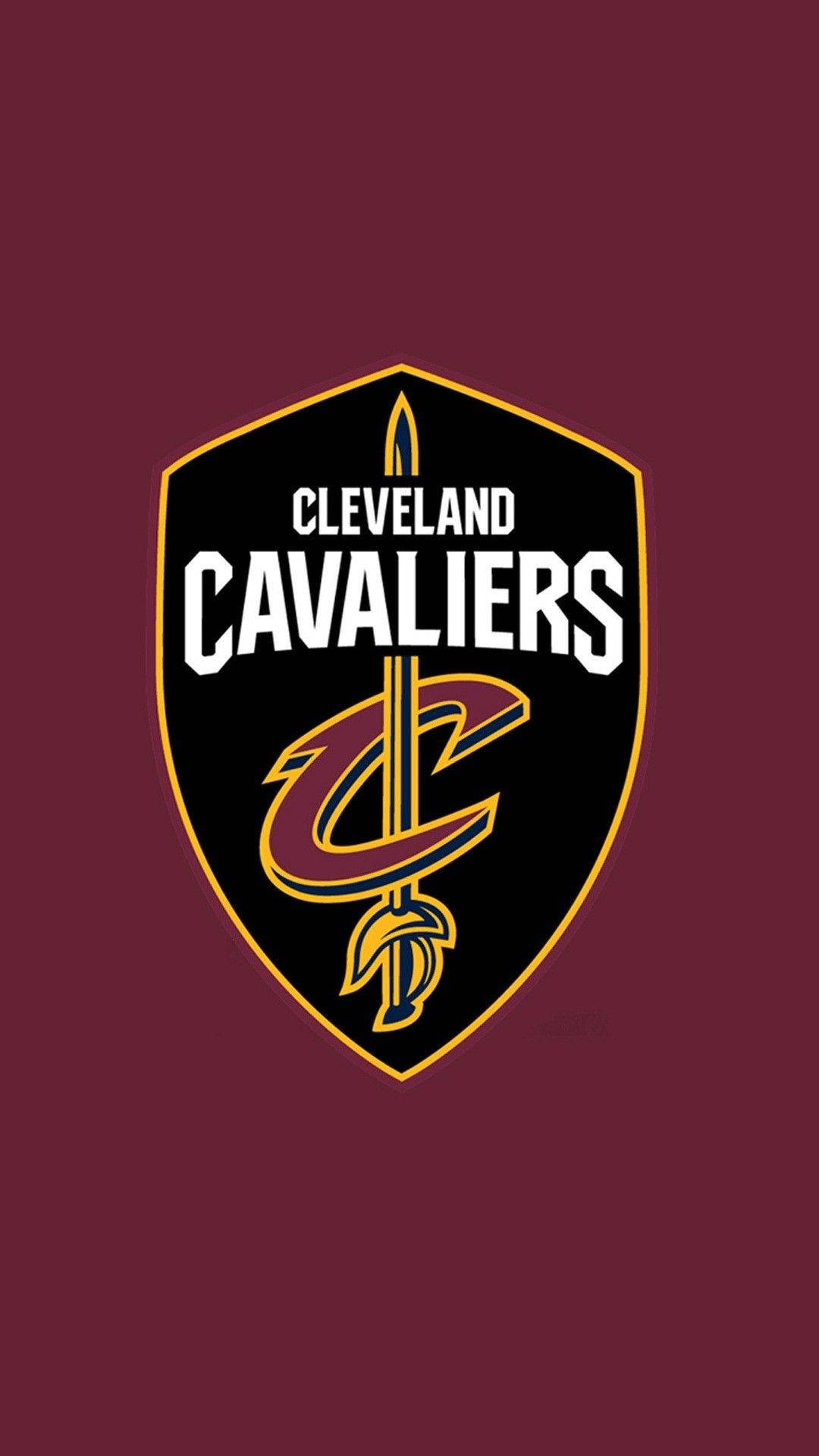 Nba Iphone Cleveland Cavaliers Shield Logo Wallpaper