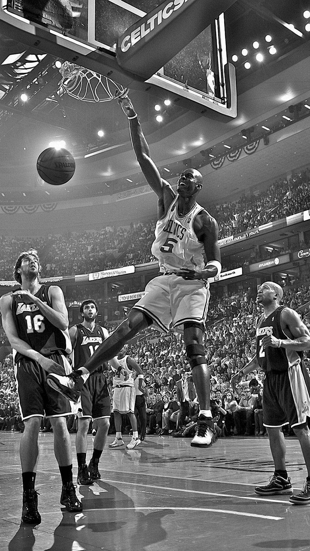 Wallpaper: NBA iPhone Kevin Garnett Celtics mod Lakers Wallpaper. Wallpaper