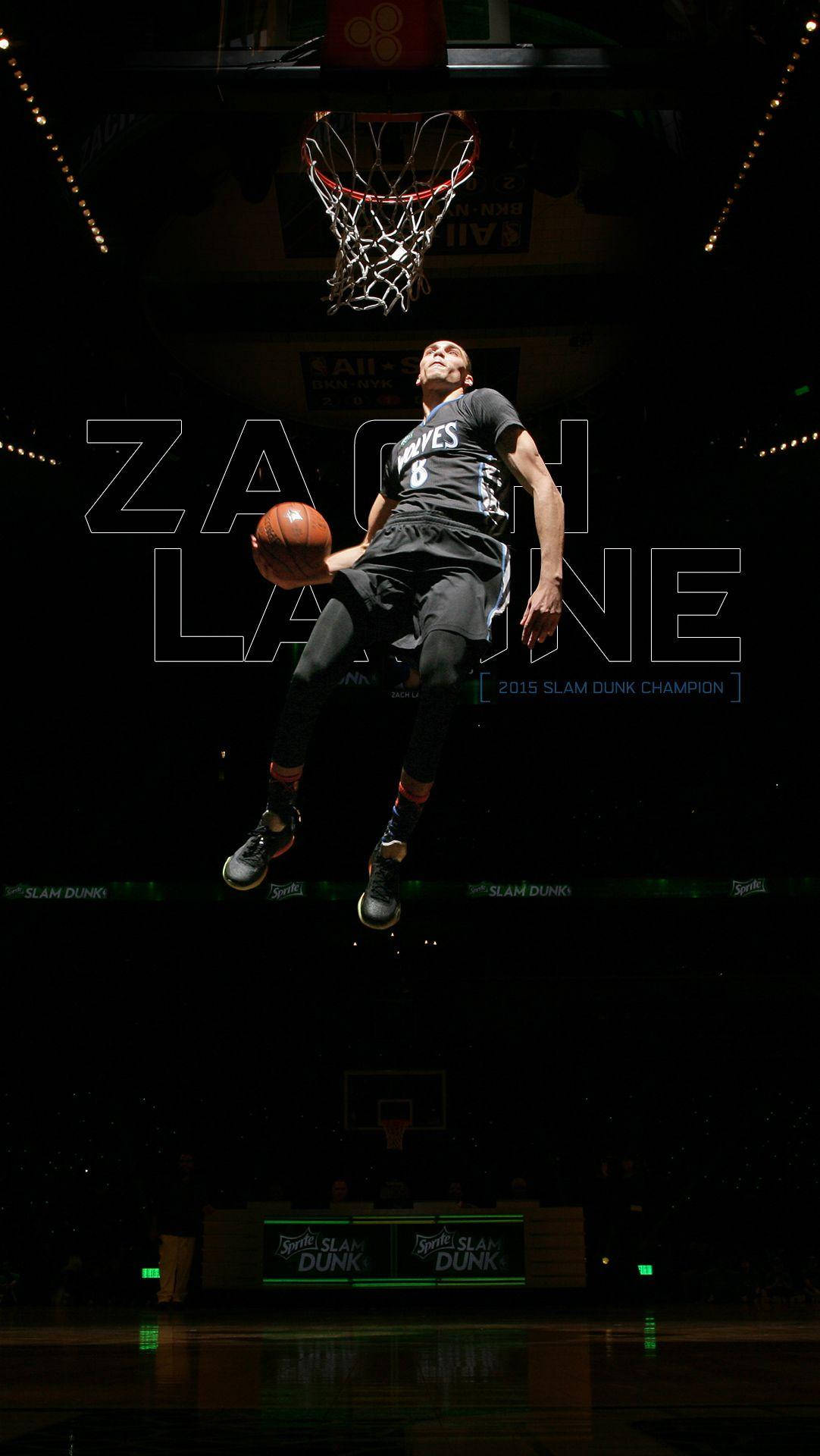 NBA iPhone Zach Lavine Minnesota Timberwolves Tapet Wallpaper